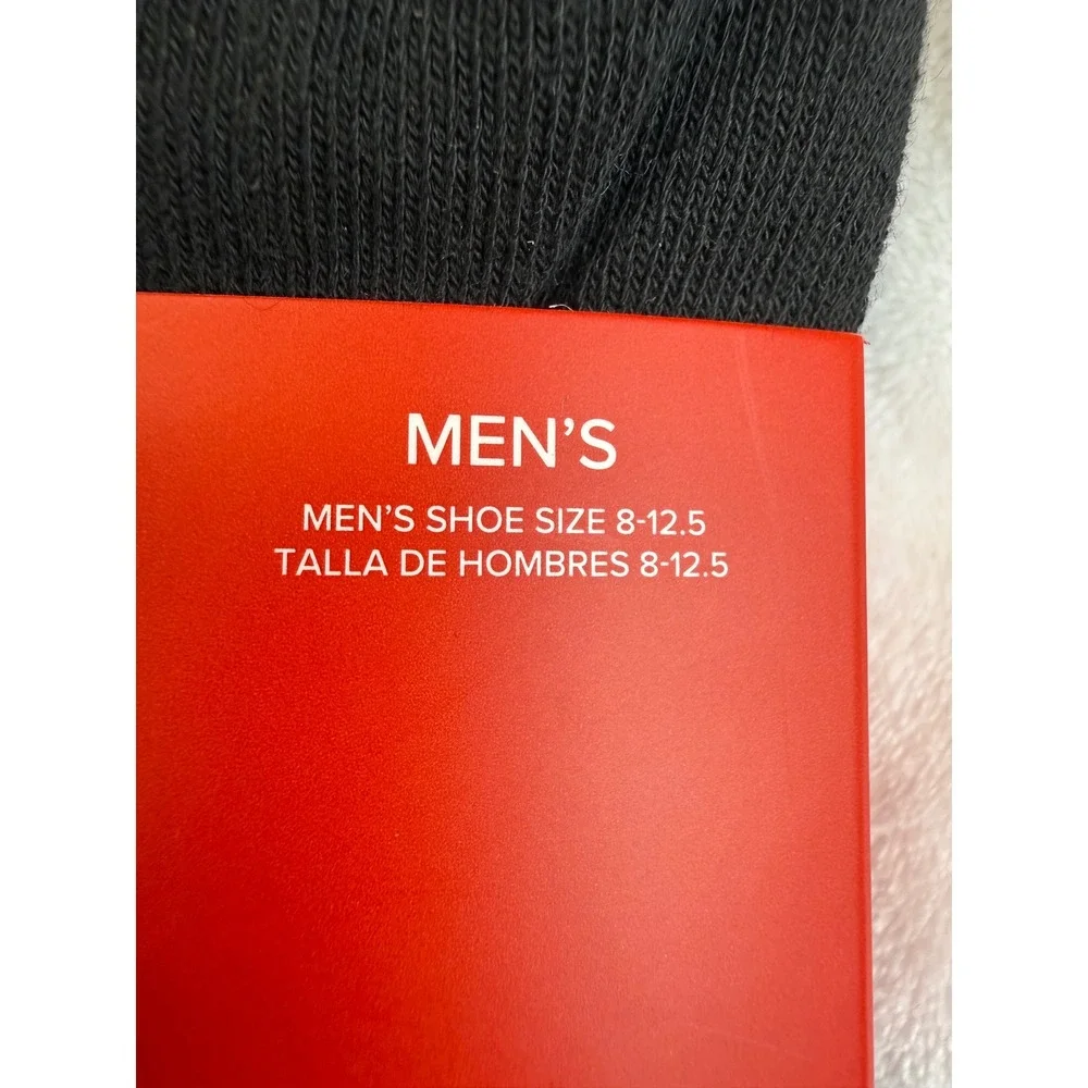 New Balance Mens Cushioned Ankle Socks 10 Pair Pack Black Shoe Sz 8-12.5 New